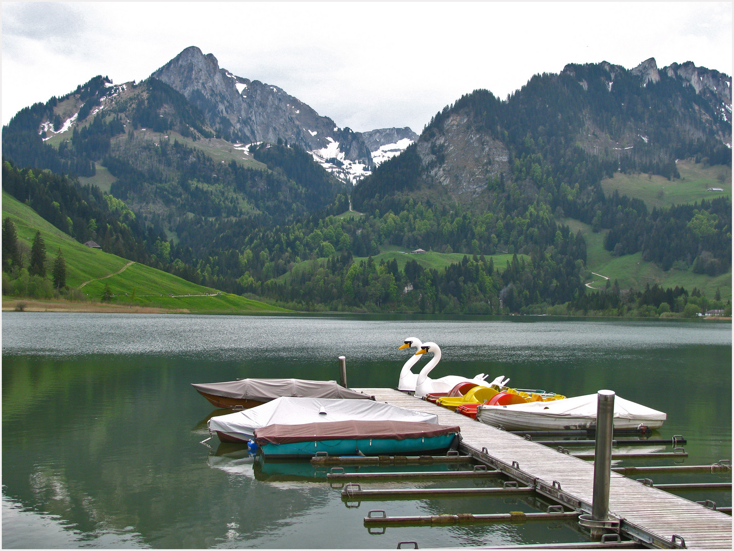 idyllischer Schwarzsee