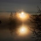 Idyllischer Sonnenaufgang