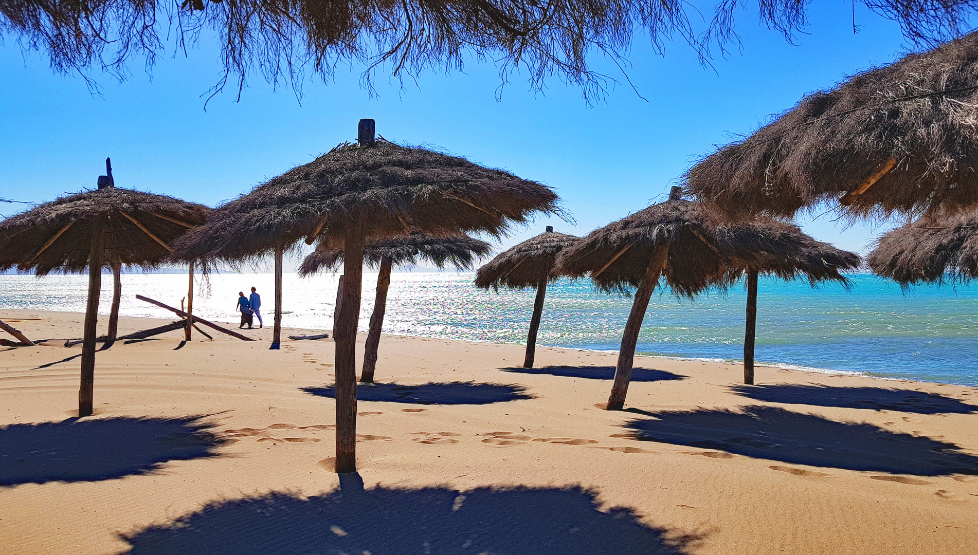 Idyllischer Strand in Italien