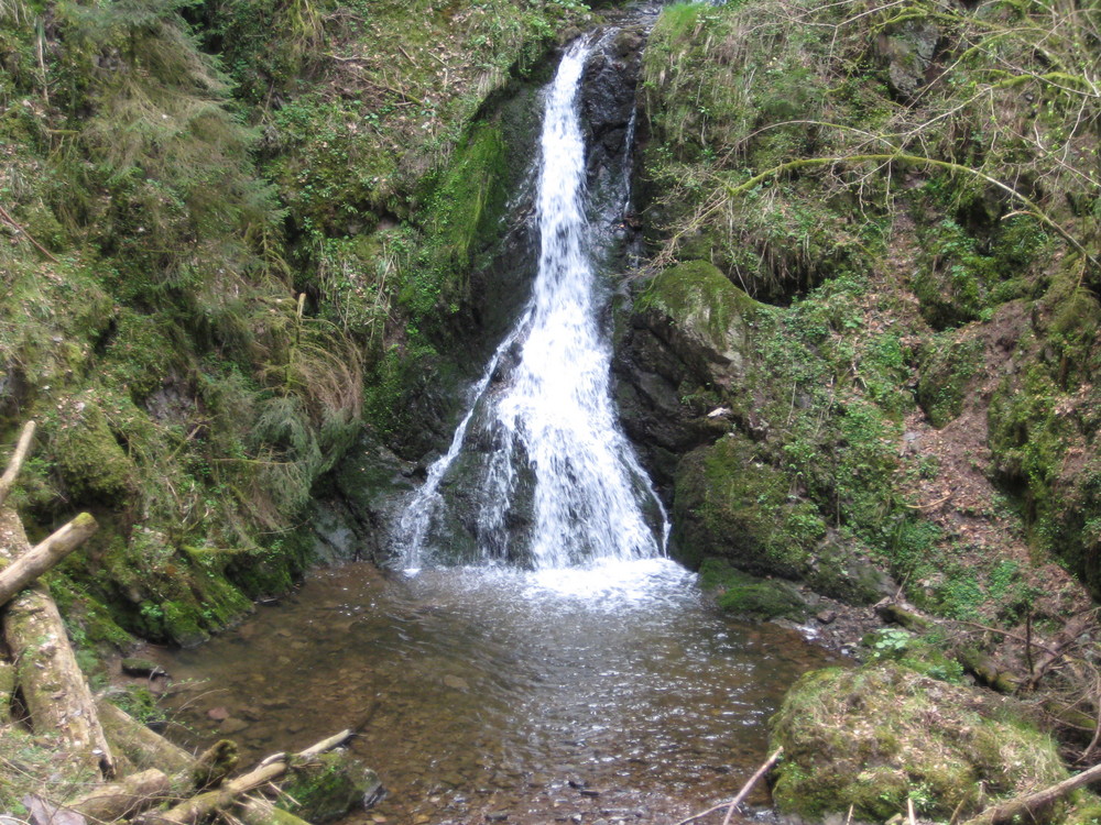 Idyllischer Wasserfall