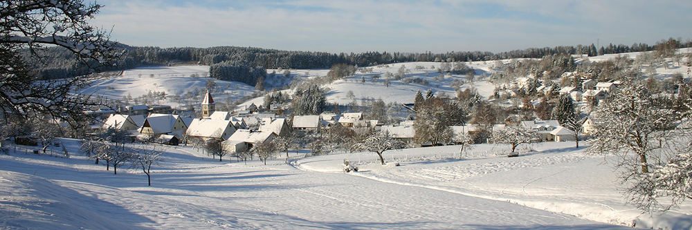 Idyllisches Dorf