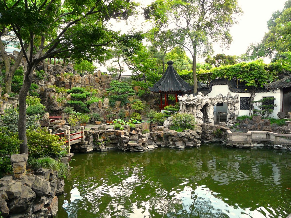 Idyllisches Eck in einer Metropole