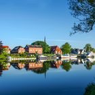 Idyllisches Oberndorf am frühen Morgen