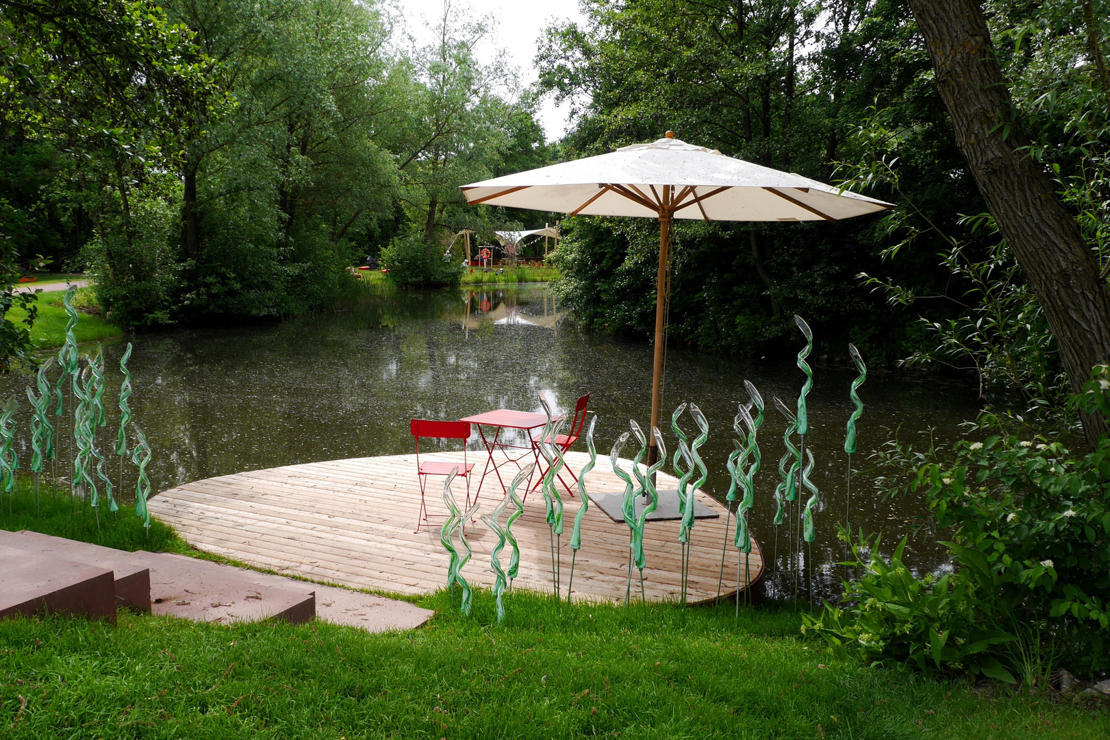 Idyllisches Plätzchen mit Durchblick