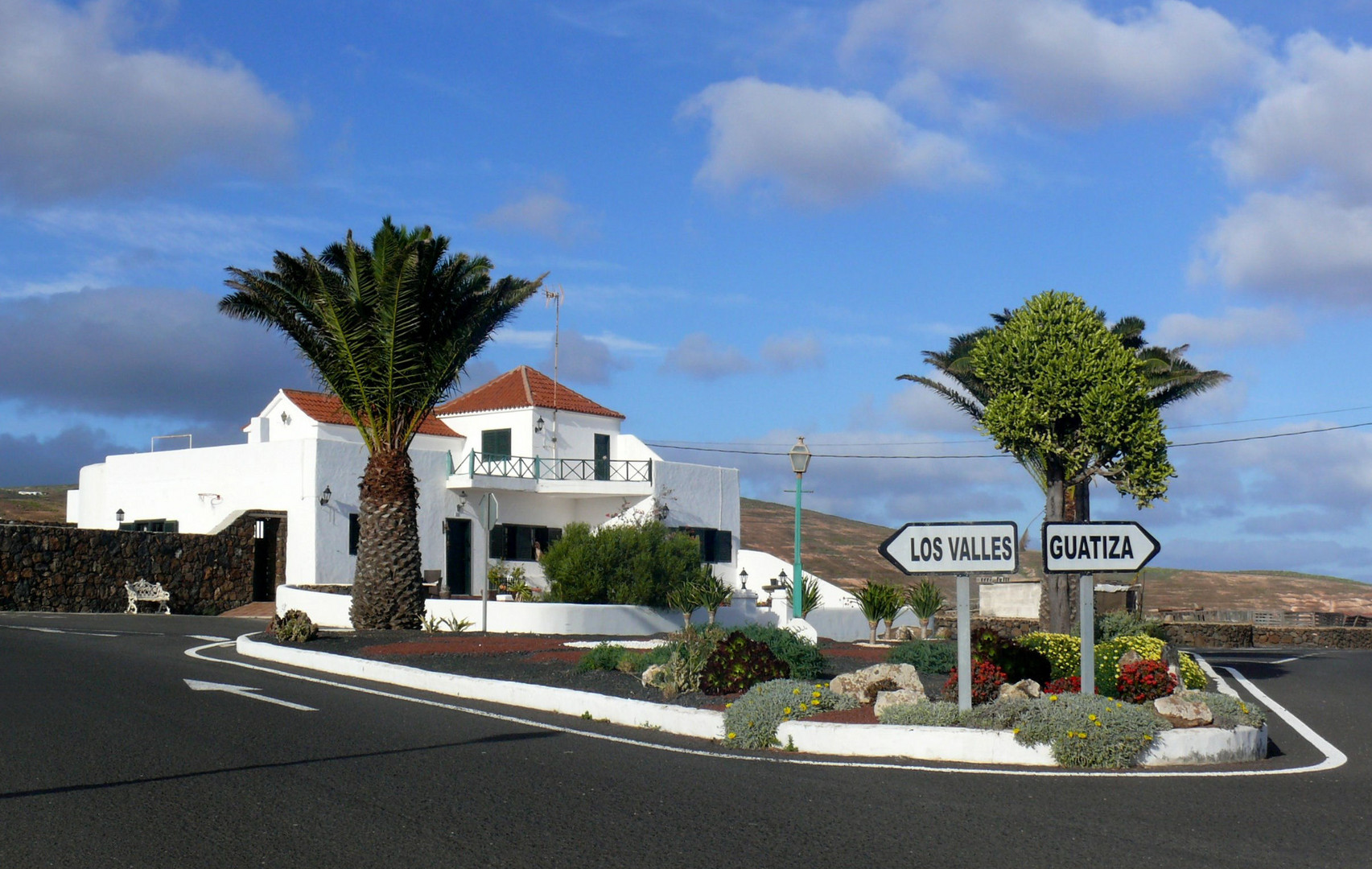 Idyllisches Straßeneck in El Mojon