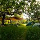 Idyllisches wildes campen am Opala