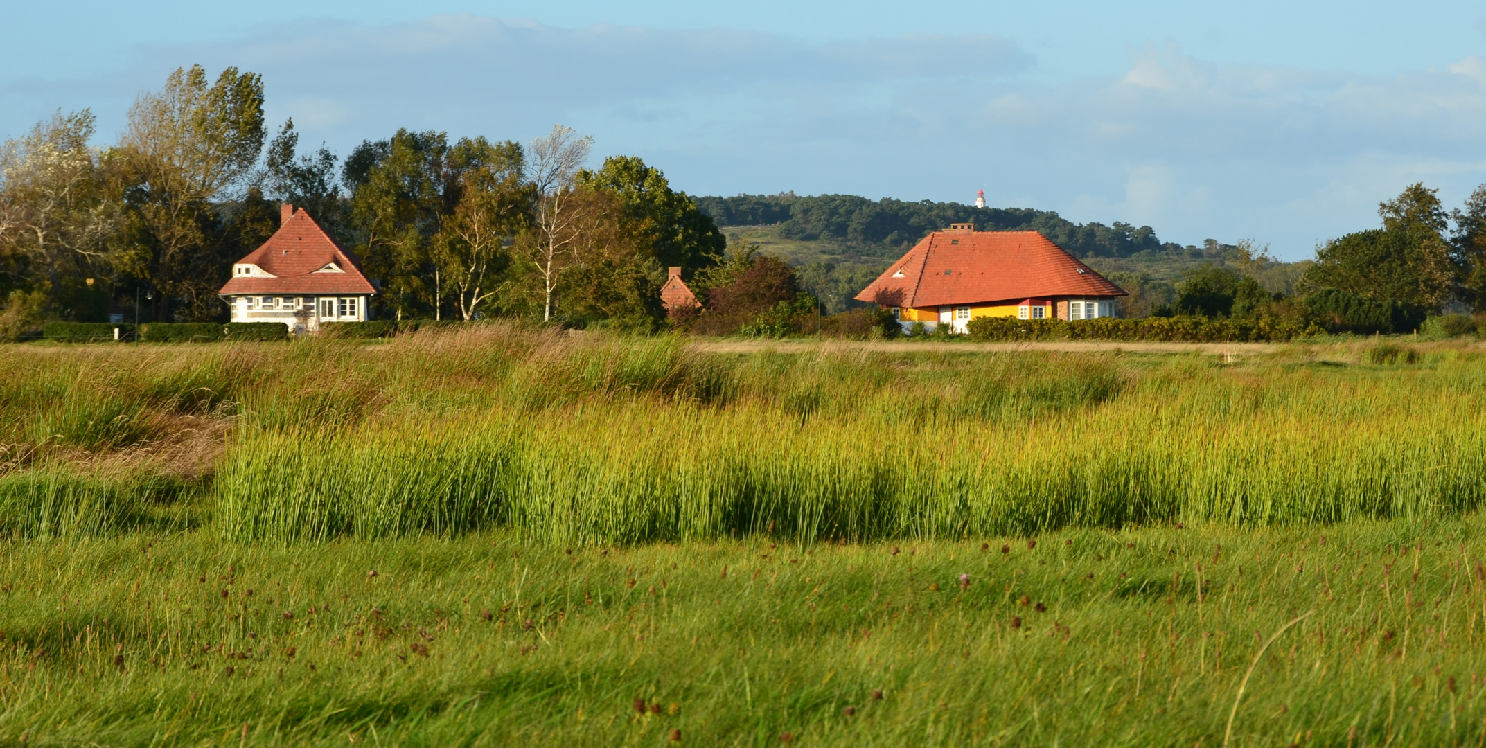 idyllsche Insel im Hebrst