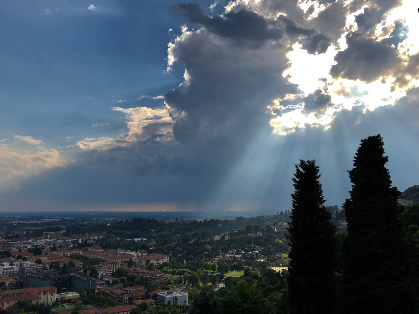 Ieri sera a Bergamo