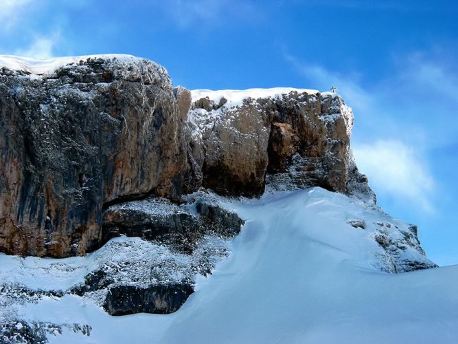 Ifen 2297m hoch in Österreich