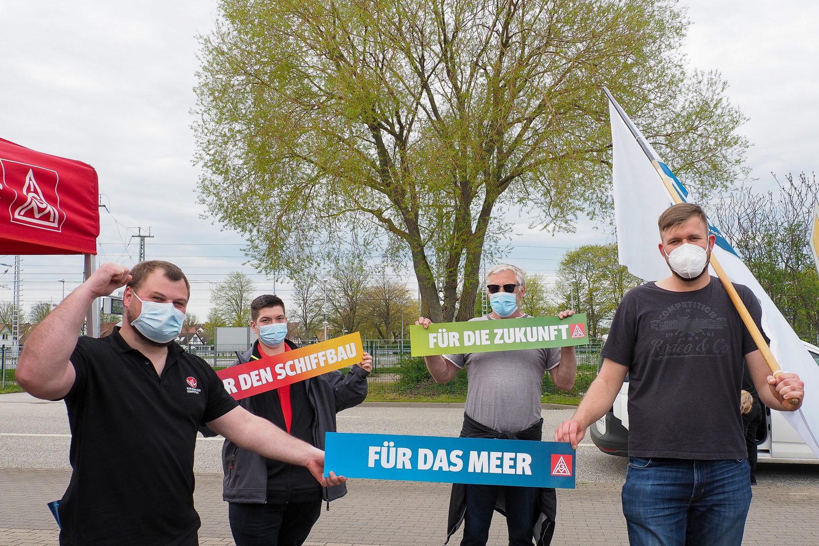 IG Metall Kundgebung vor maritimer Konferenz (16)