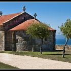 Iglesia de estilo románico en la Lanzada -- Pontevedra