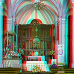 Iglesia de La Encarnacion Hermigua La Gomera - Anaglyphen 