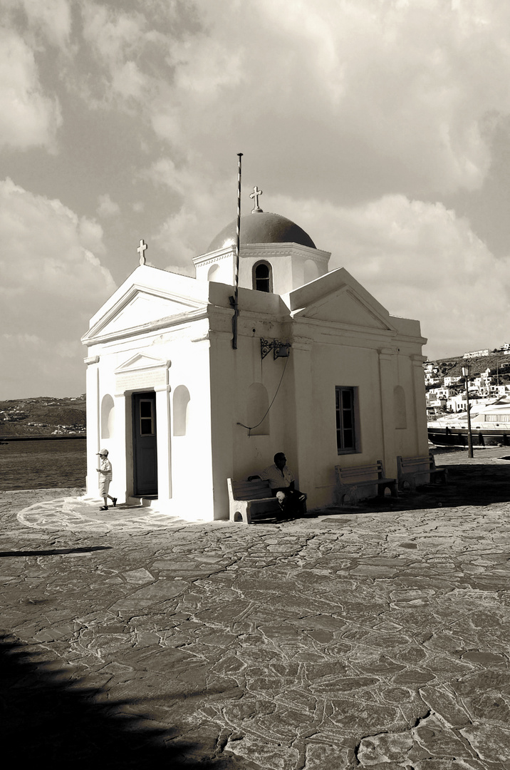 iglesia en mykonos