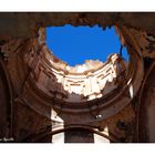 Iglesia en ruinas en Belchite viejo