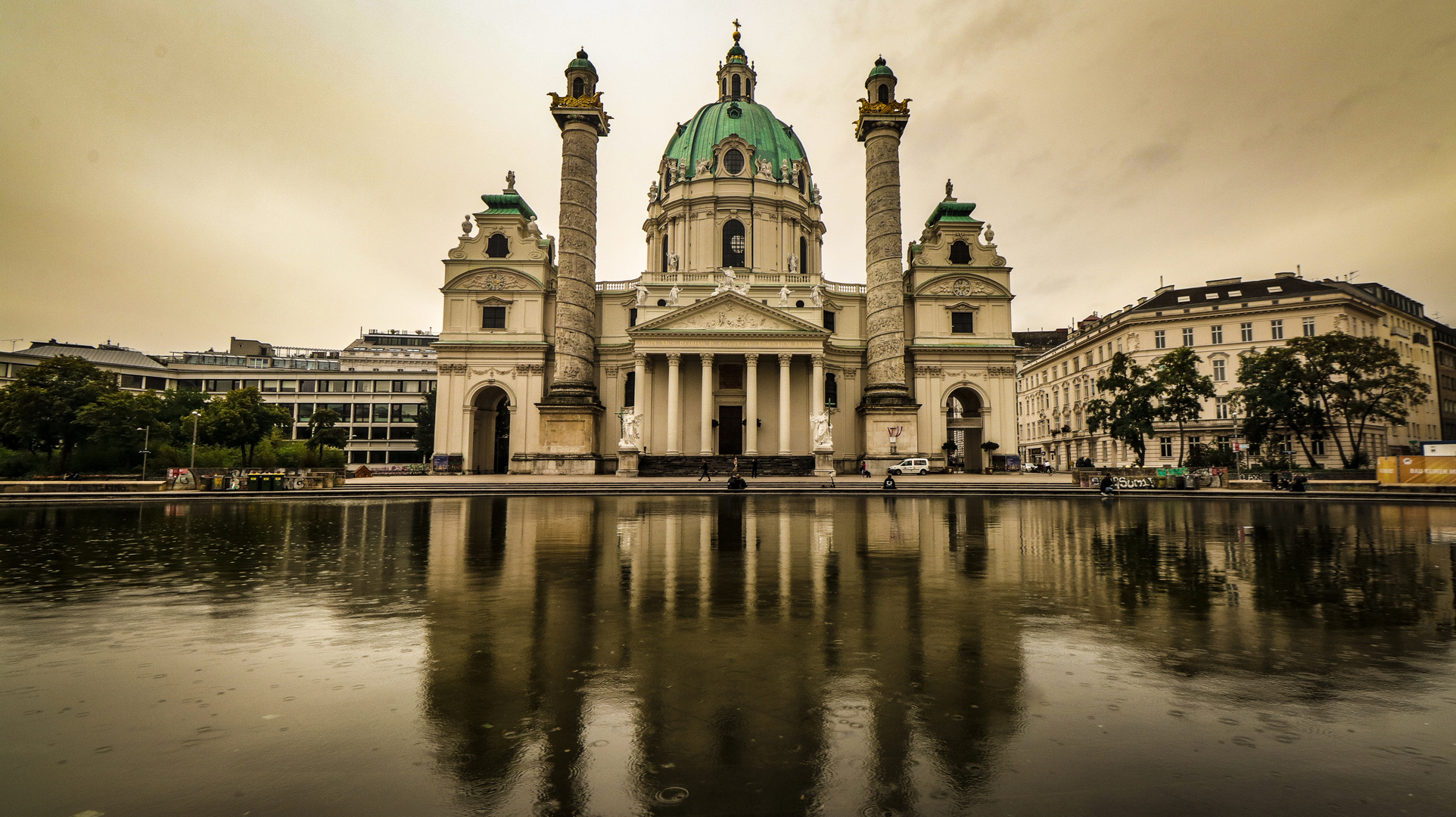 Iglesia  Karlskirche Viena