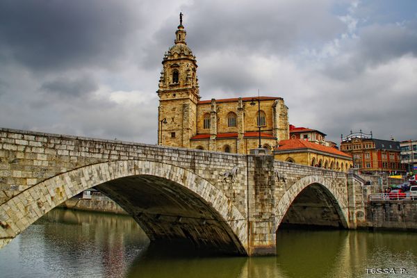 IGLESIA Y PUENTE DE SAN ANTÓN ( LOS ORIGENES de BILBAO). Dedicada a MONTSE TRILLA.