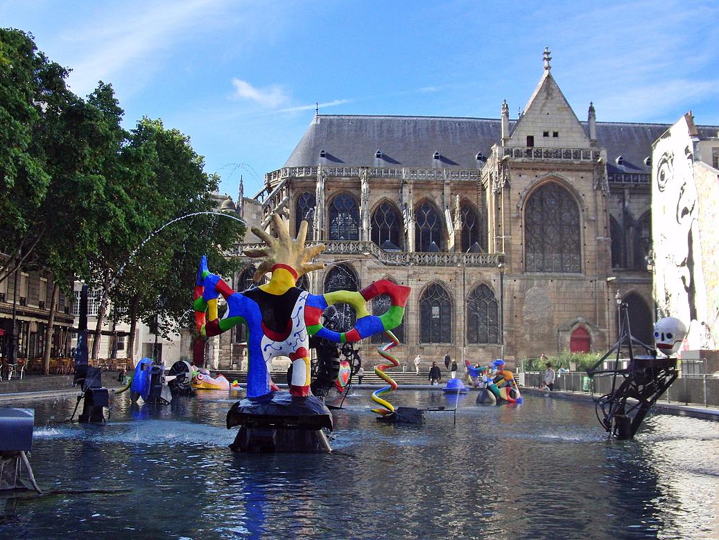 Igor Strawinsky Brunnen am Centre Pompidou