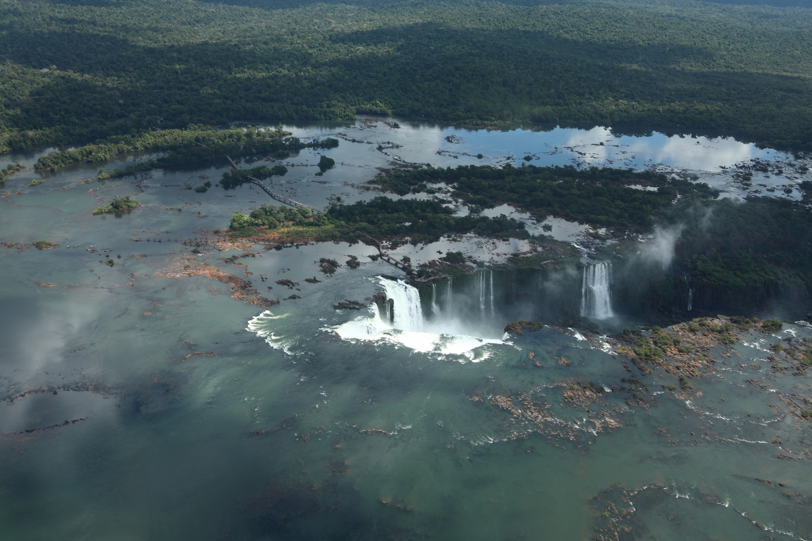 Iguazu Fälle aus der Luft