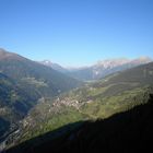 (II) Die wunderbare Aussicht über Fließ nach Landeck ...