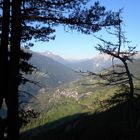 (III) Blick über Fließ nach Landeck in Tirol