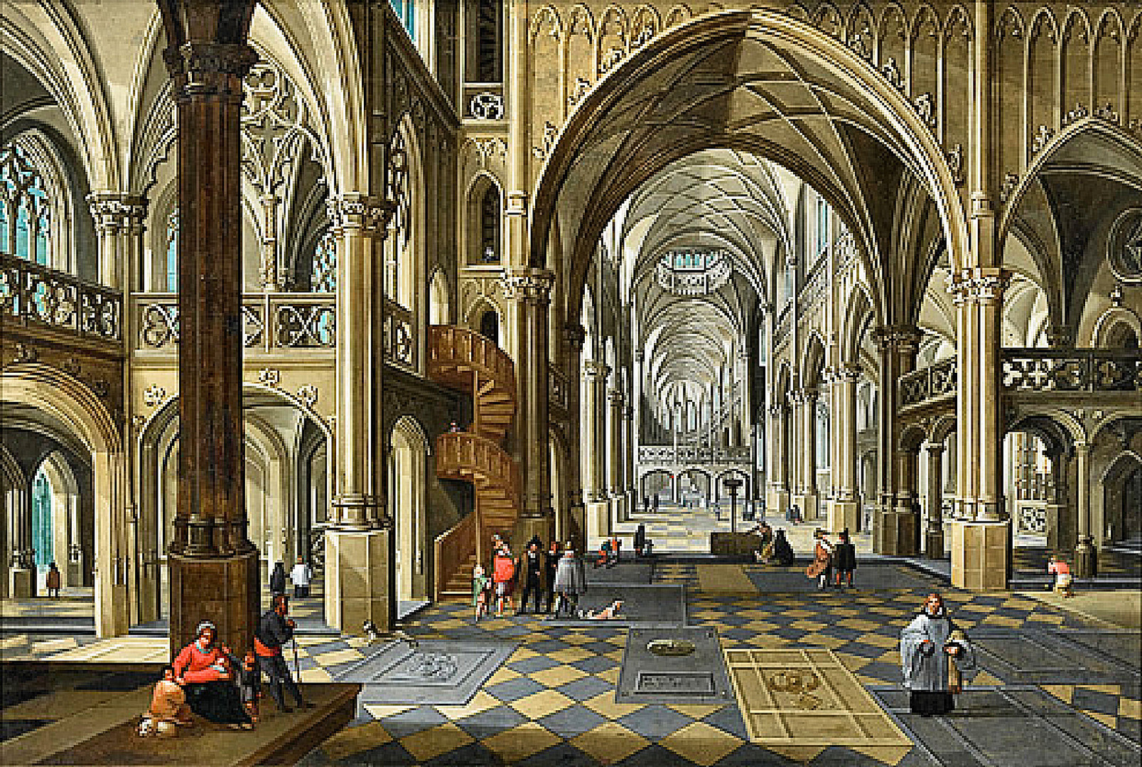 Iinneres der Kathedrale von Antwerpen