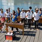Ikamva Marimba Band vue dans le port du Cap