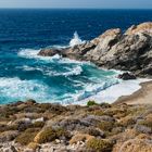 Ikaria - Hoher Wellengang in der Bucht von Nas