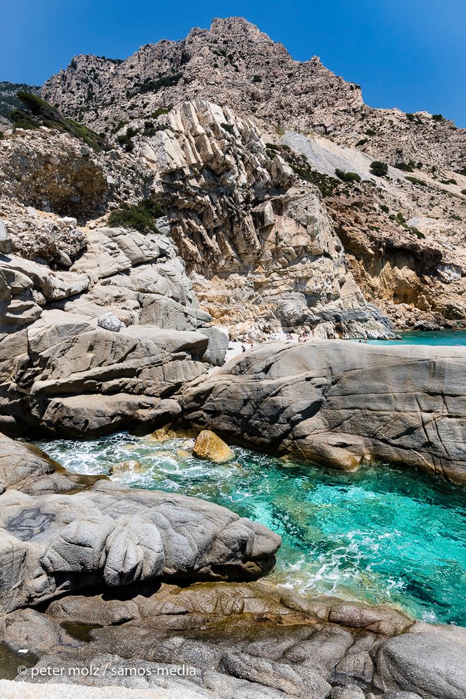 Ikaria - Küstenregion am Seychelles Strand