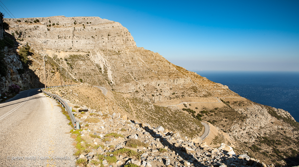 Ikaria - Paßstrasse und Südküste