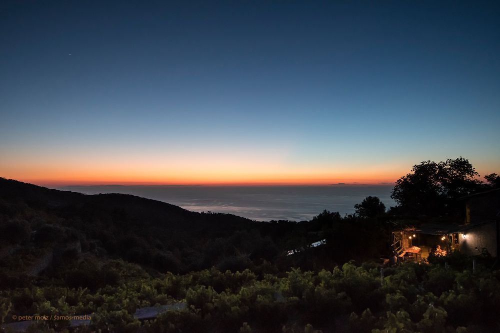 Ikaria/Griechenland - Evening sky over the north coast / Abendhimmel über der Nordküste