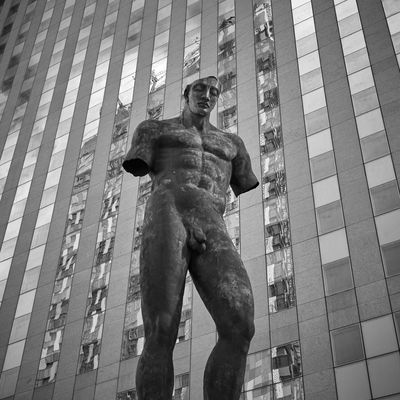 Ikarus - One sculpture, three views - No. 1