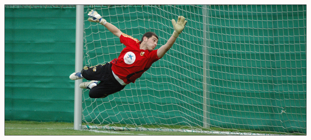 Iker Casillas - hoffentlich hat das Training genutzt!