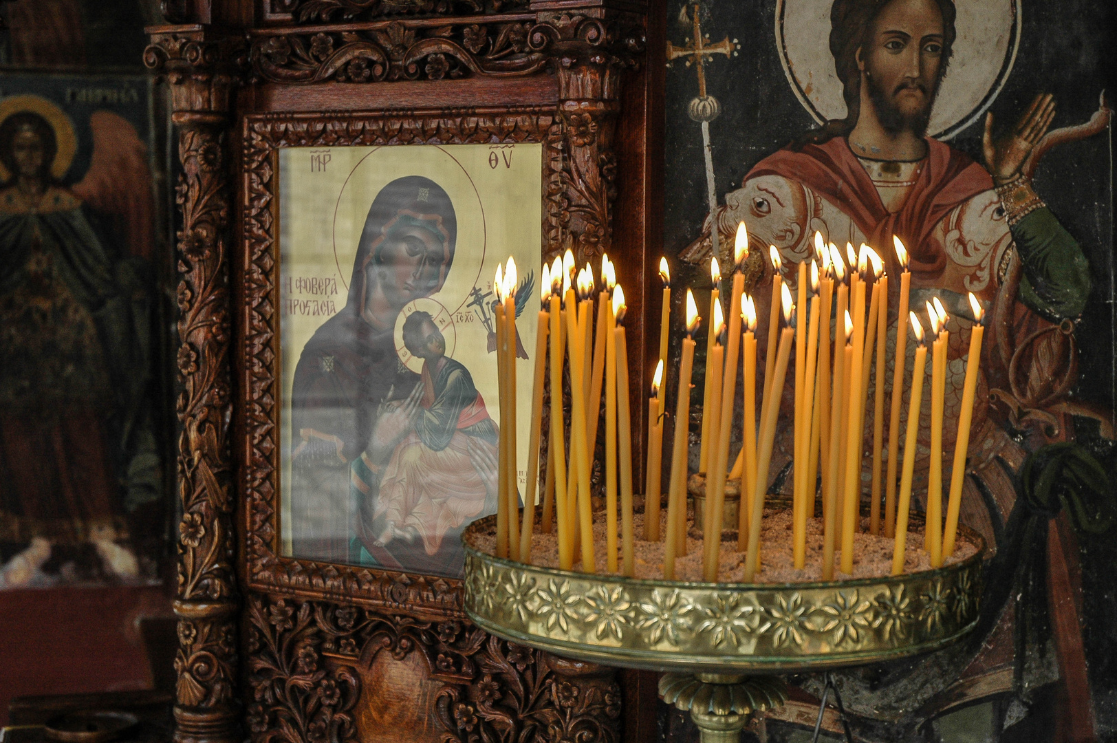 ikone Foto & Bild europe, greece, athos the holy mountain Bilder auf