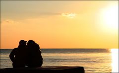 il bacio al tramonto