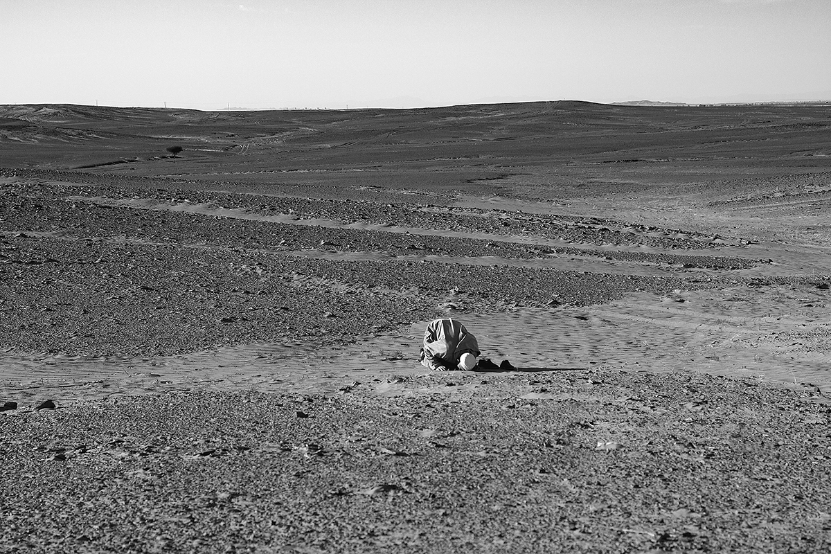 il bacio nel deserto