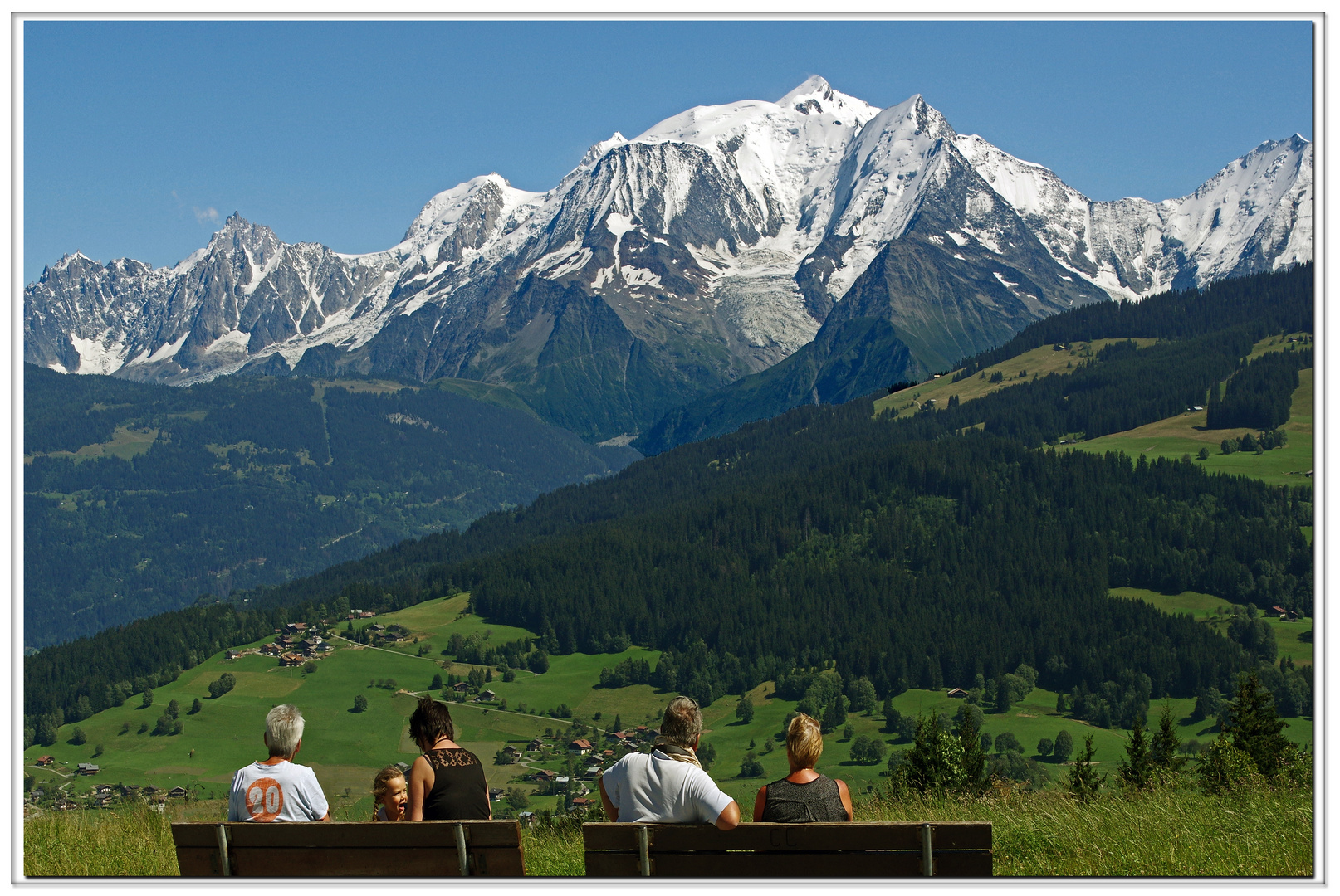 il balcone del monte bianco...