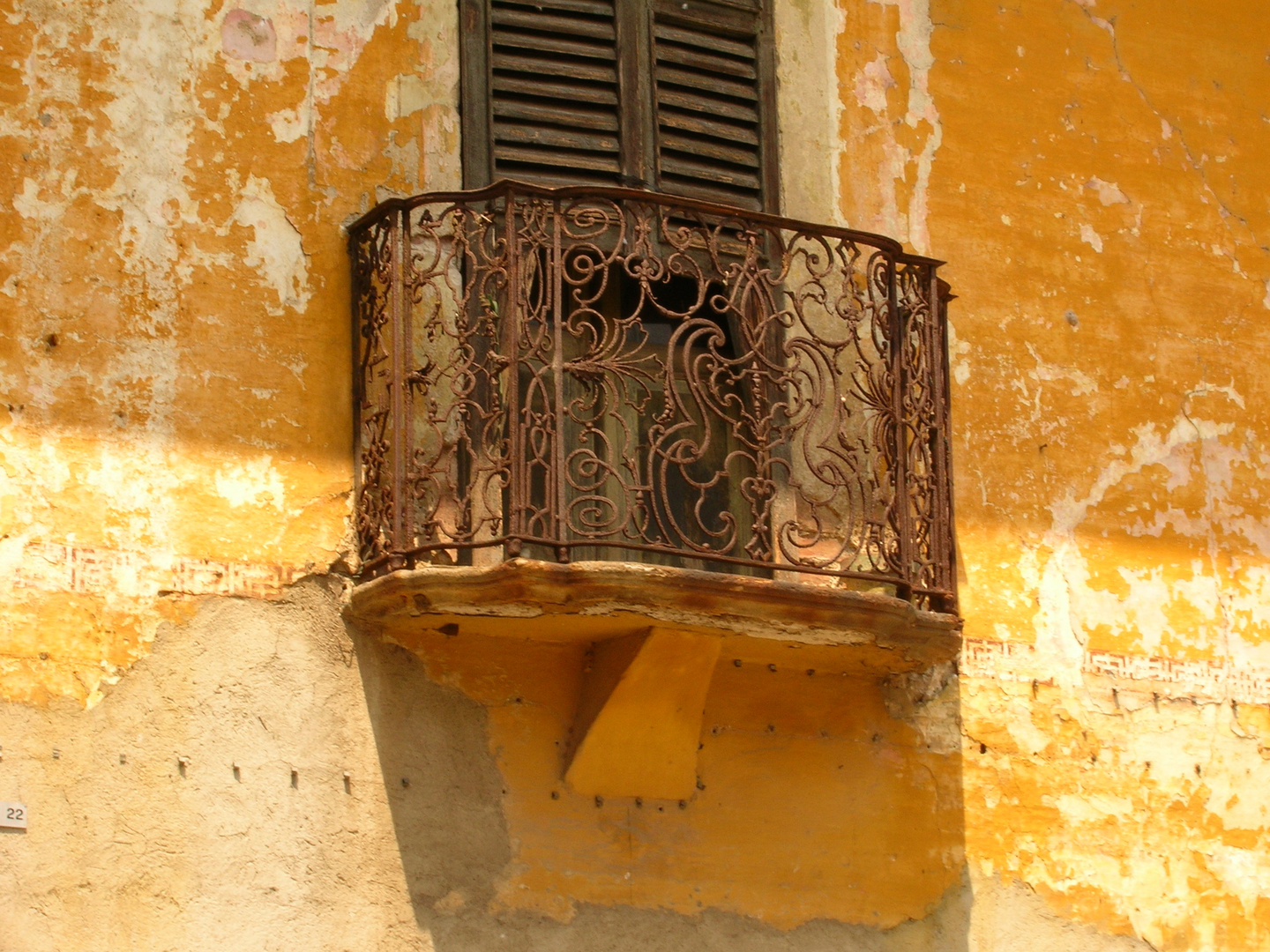 Il balcone.