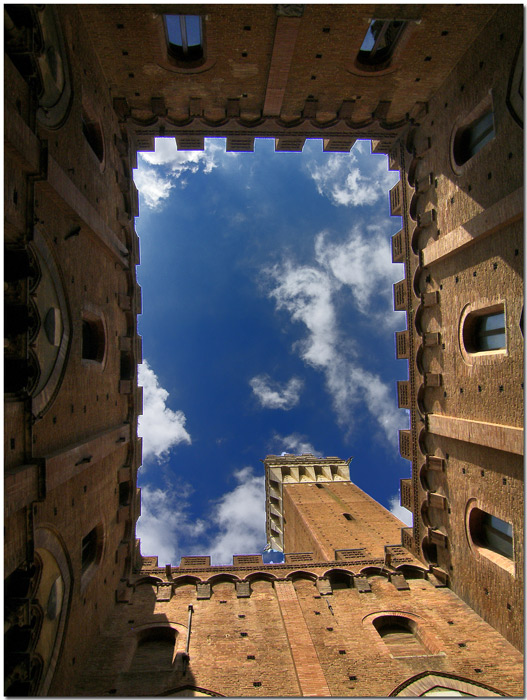 il bel cielo di Siena