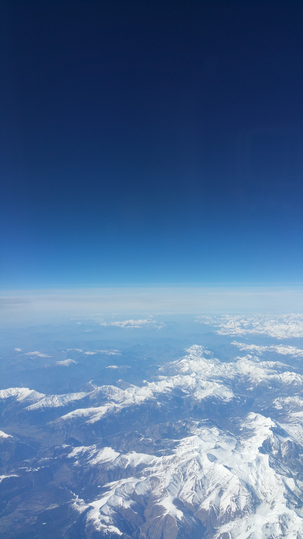 Il blu in volo