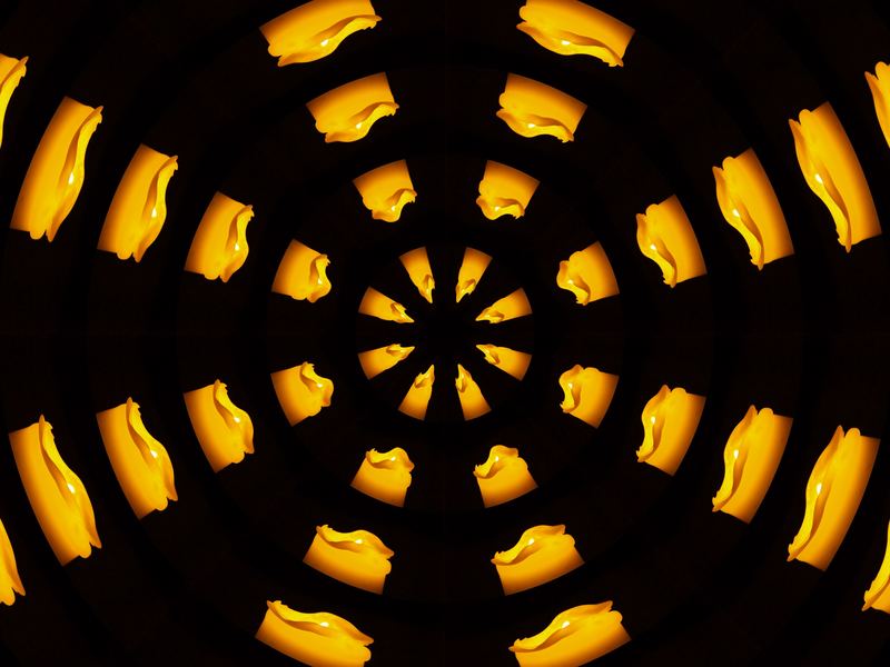 il calore di una candela