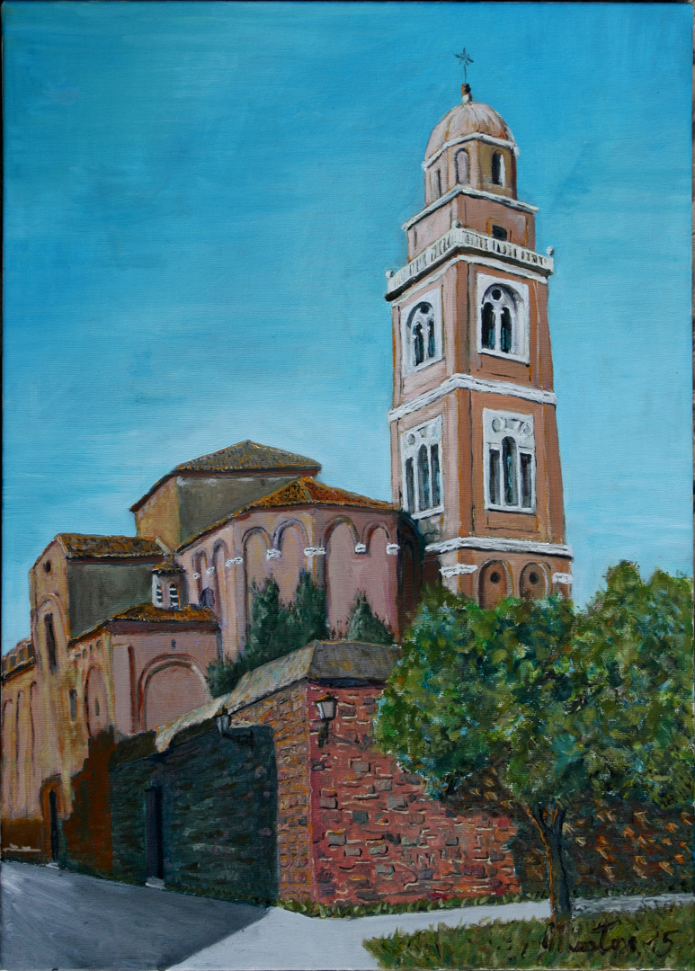 Il campanile della basilica di San Paterniano a Fano ( da Tesori nelle Marche)