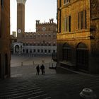 Il Campo bei Sonnenaufgang