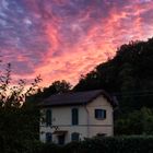 Il casello al tramonto