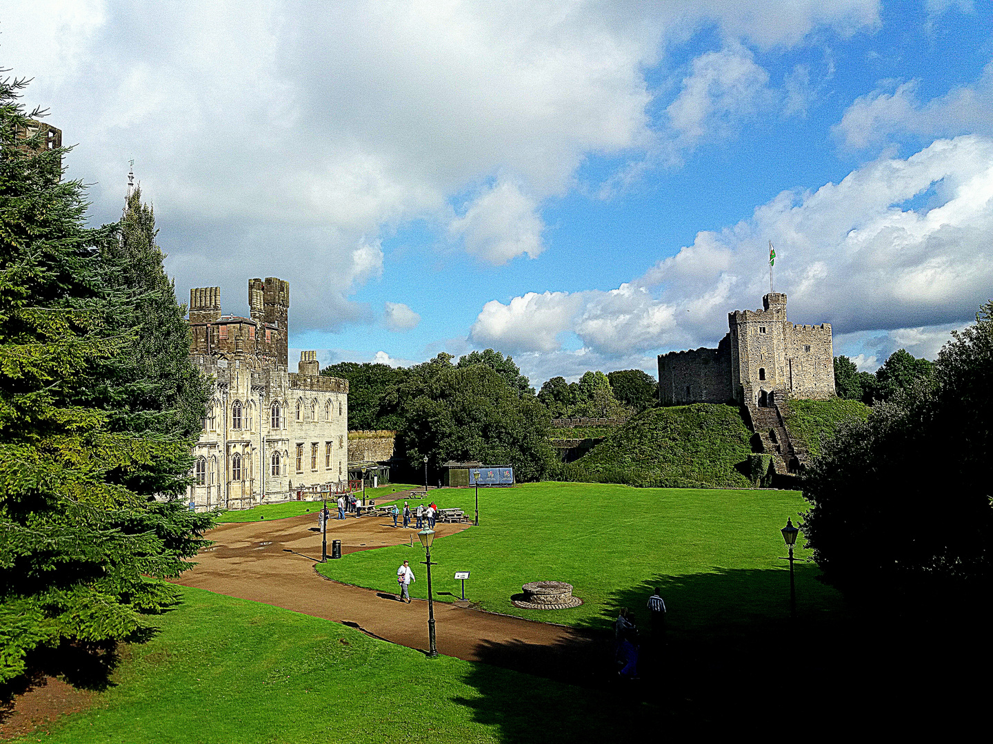 Il castello di Cardiff....