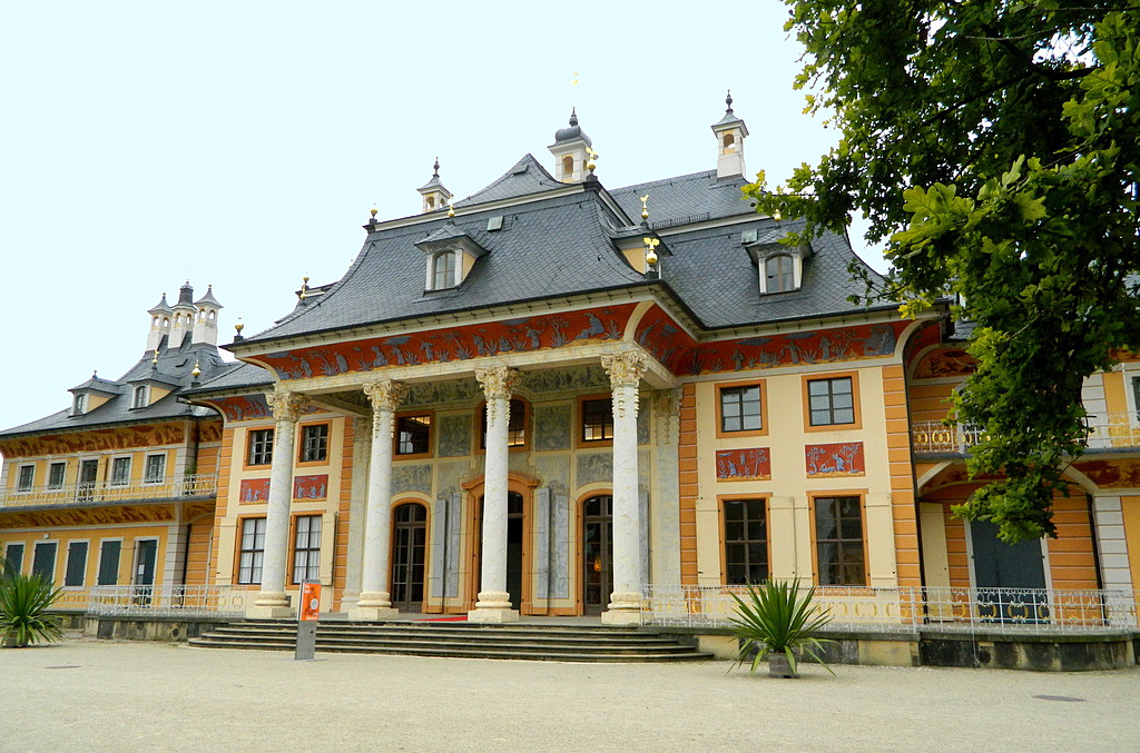 Il castello e il parco di Pillnitz: il palazzo dei Monti