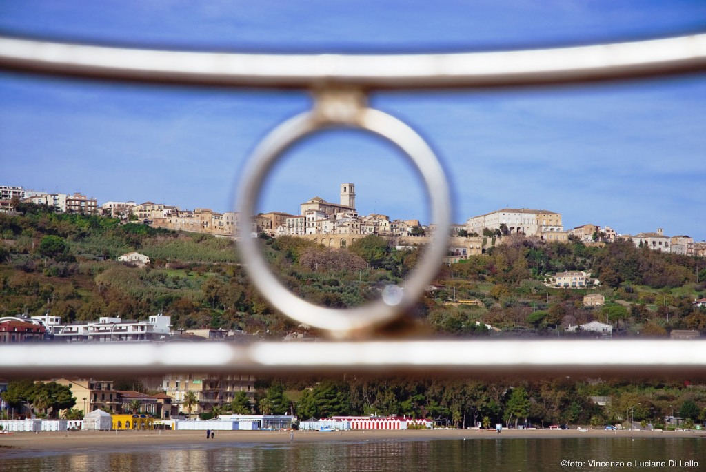 Il centro dell'antica Vasto nel cerchio