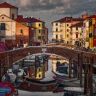 Il centro storico di Chioggia, detta "la piccola Venezia":  Canal Vena, Ponte Sant' Andrea