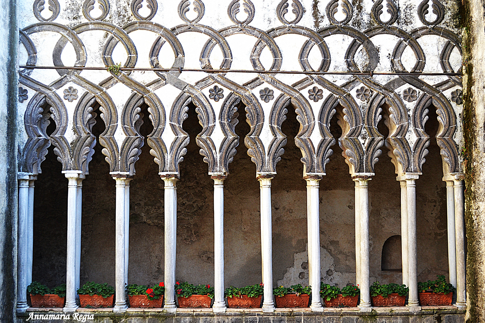 Il Chiostro moresco di Villa Rufolo , Ravello