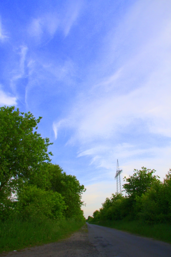 il cielo blu