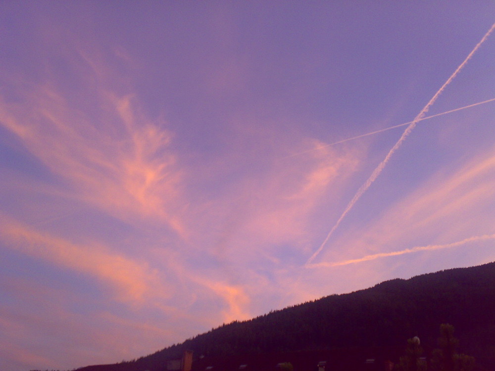 il cielo rosso di colle isarco